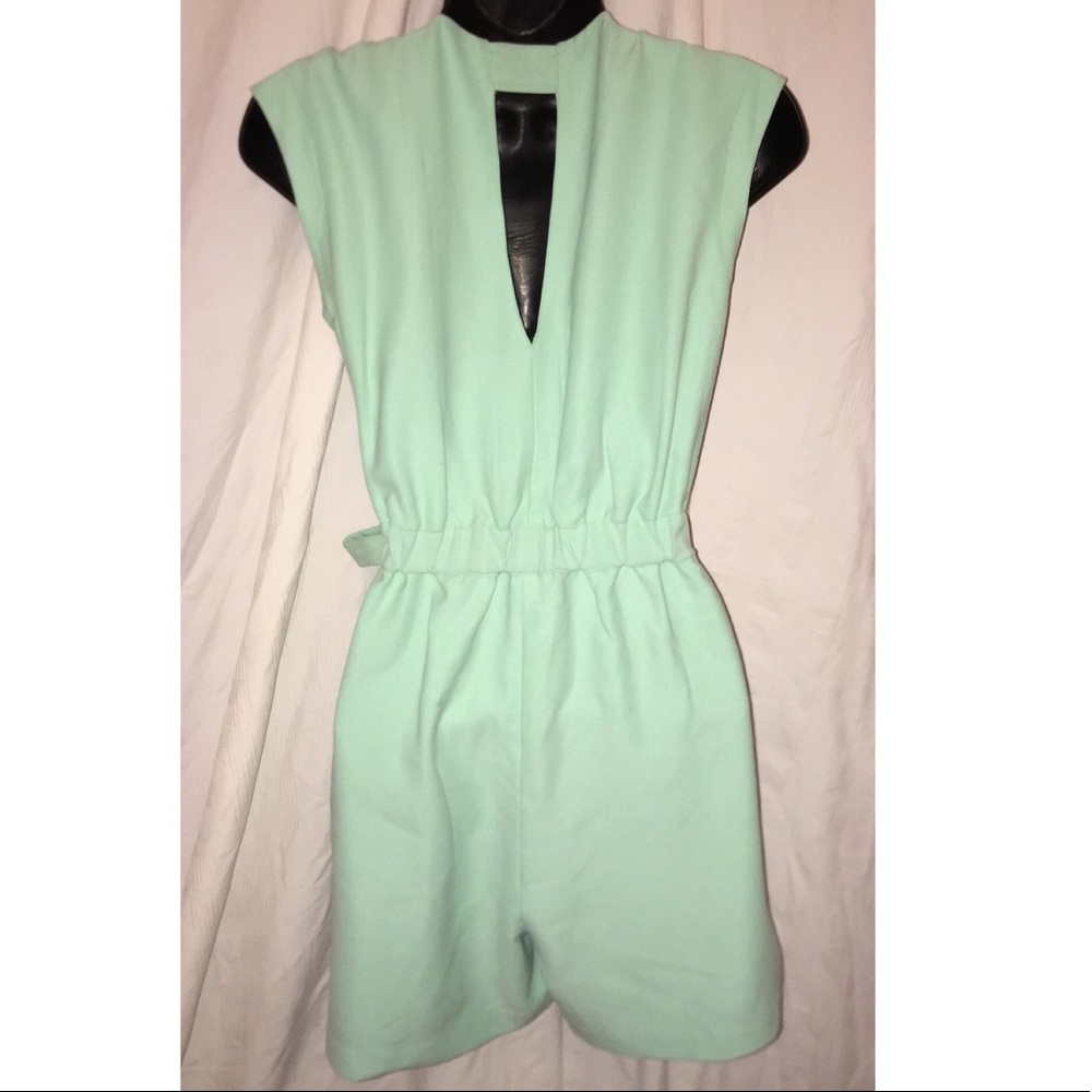 SOLD‼️ Nasty Gal Light Blue Sexy Romper Size Small - Picture 2 of 3